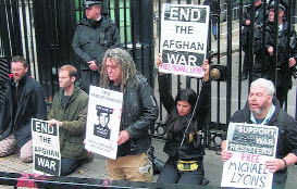 Downing St blockade