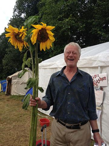 George Lakey at Peace News Summer Camp 2012. PHOTO: PEACE NEWS